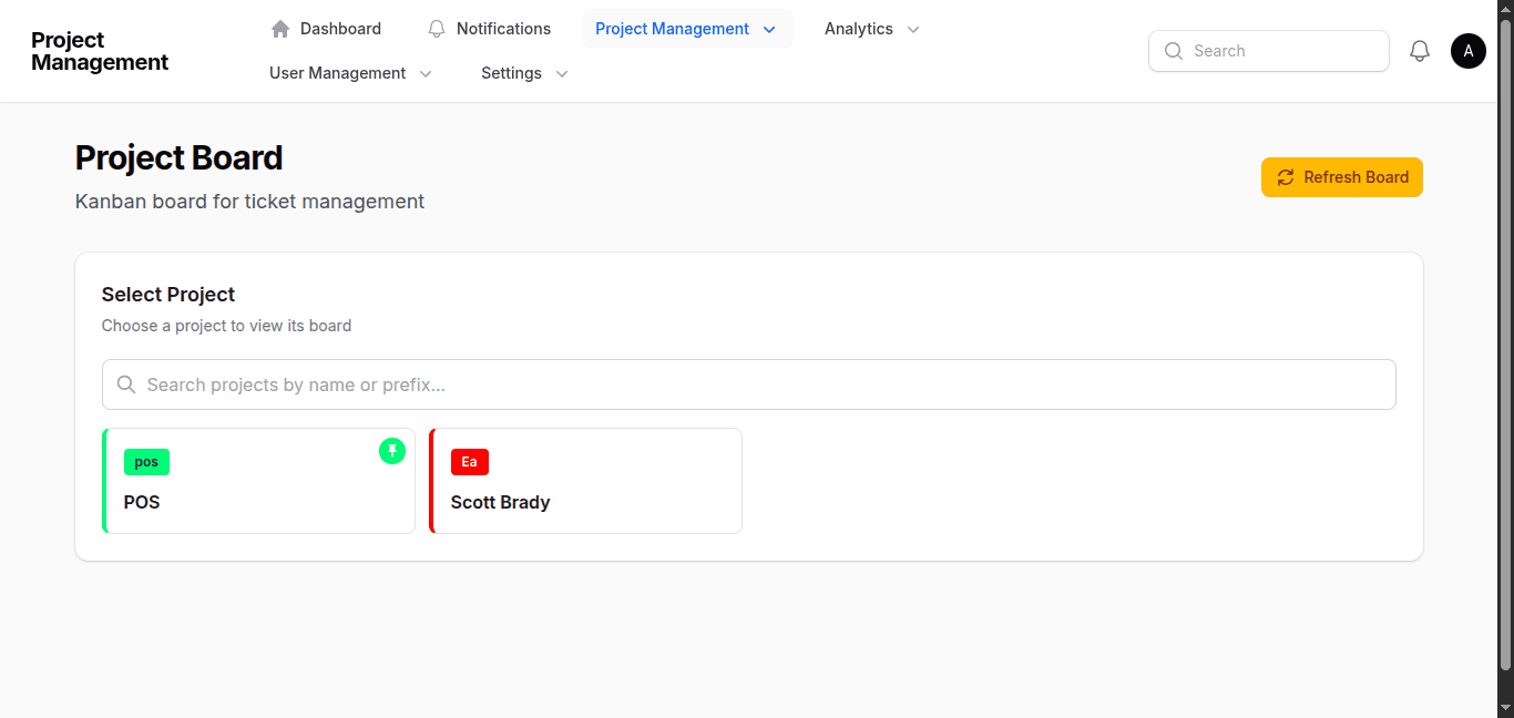 Project Management System