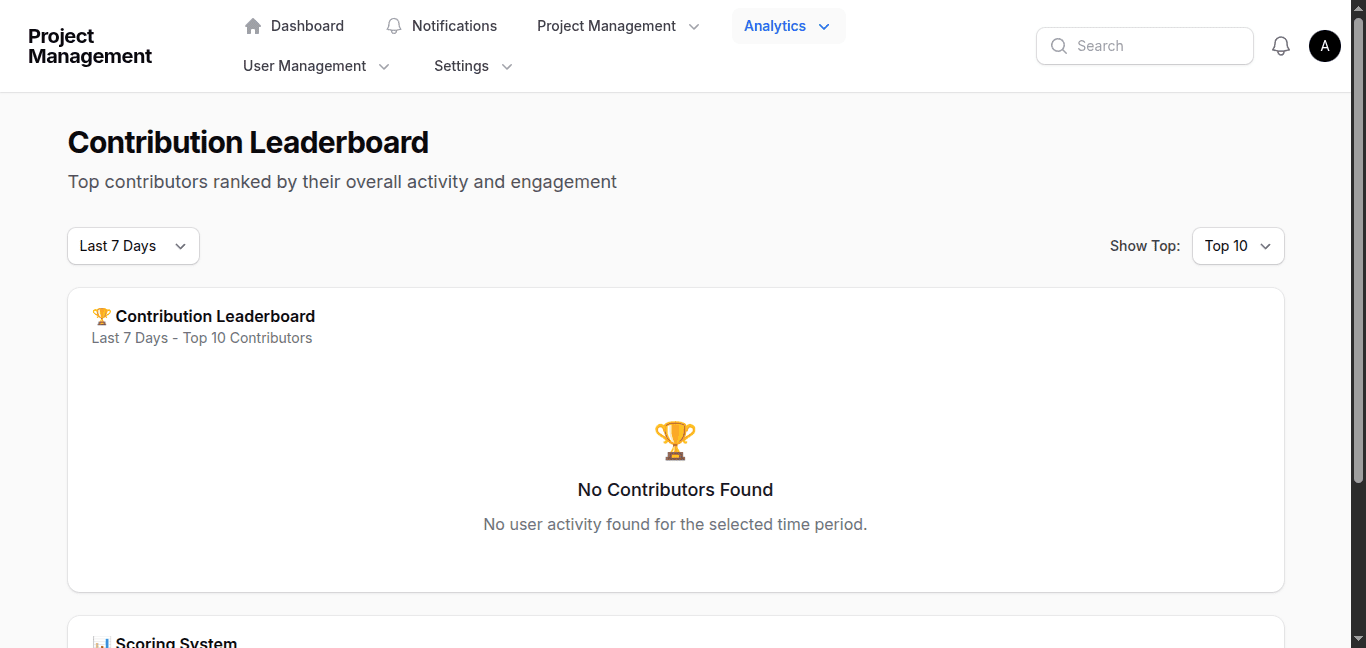 Project Management System