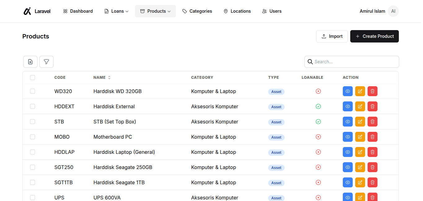 Asset Management System