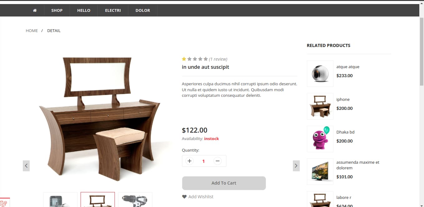 Laravel Ecommerce