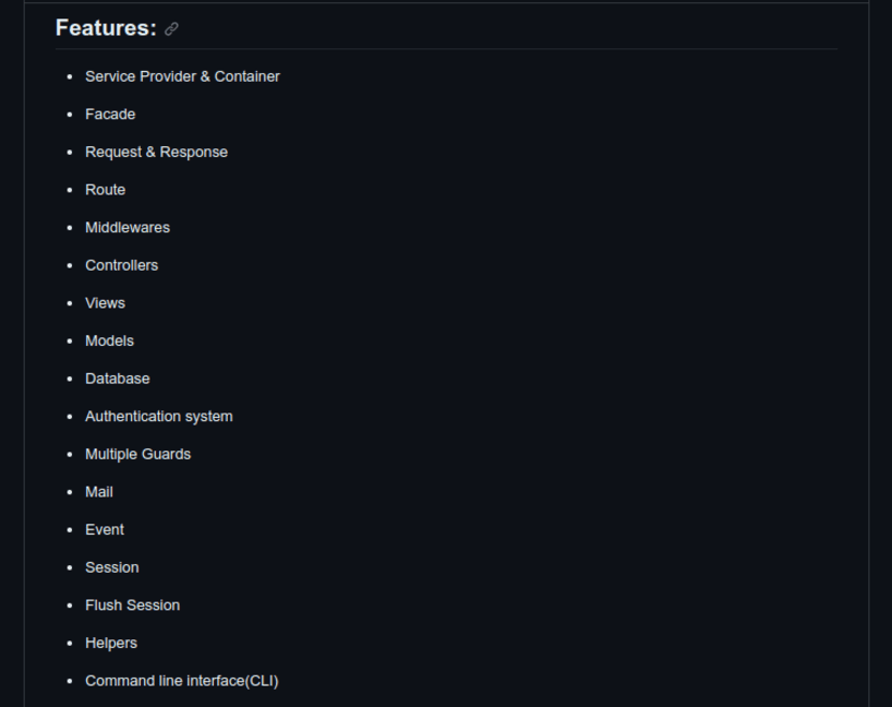 PHP MVC Micro Framework
