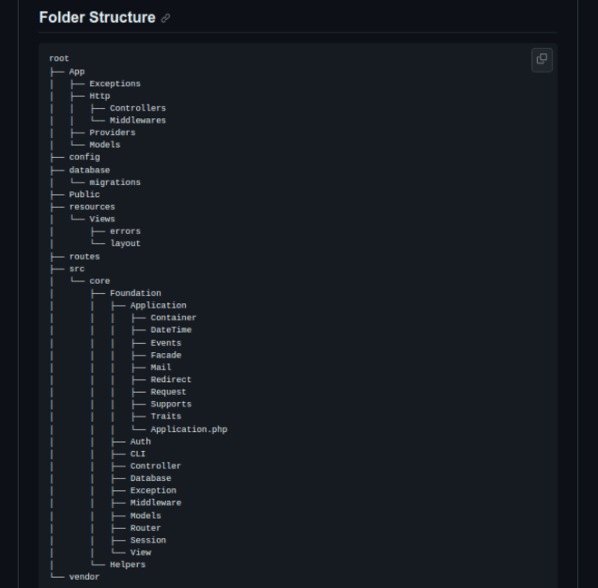 PHP MVC Micro Framework